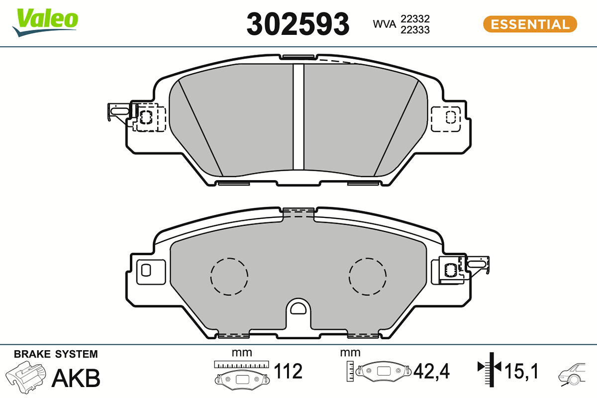 BRAKE PADS FIRST MAZDA CX5 RR